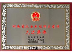 海利常德公司荣获“湖南省抗击新冠肺炎疫情先进集体”、彭长春获“先进个人”
